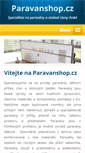 Mobile Screenshot of paravanshop.cz